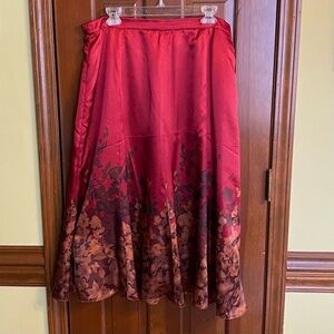 Coldwater Creek Printed Skirt EUC